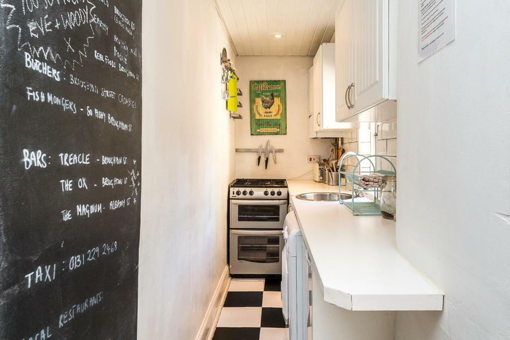 Vintage Apt, Pvt Garden, Wifi, New Town Edinburgh Exterior foto